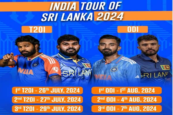 schedule of india-sri lanka international cricket matches released