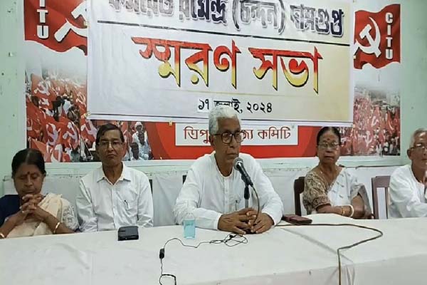 bjp should learn lesson from the recent polls results manik sarkar