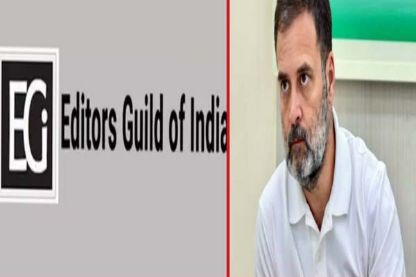 editors guild seeks rahul gandhis support to raise press freedom issue in parliament
