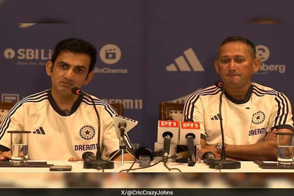 head coach of team india holds press conference before leaving for sri lanka