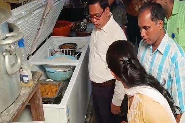 unhealthy food administrative raid in restaurants in agartala- one closed