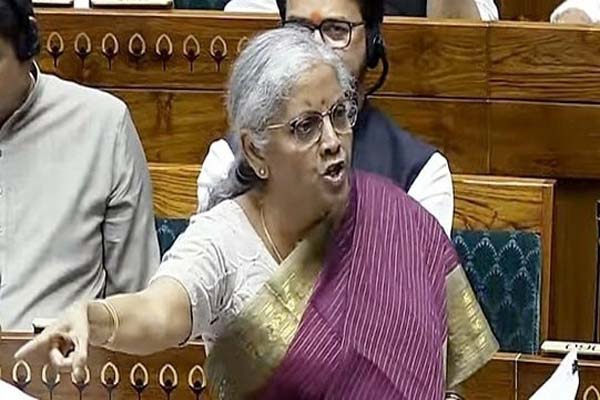 fm nirmala sitaraman criticized opposition during discussion on budget in parliament