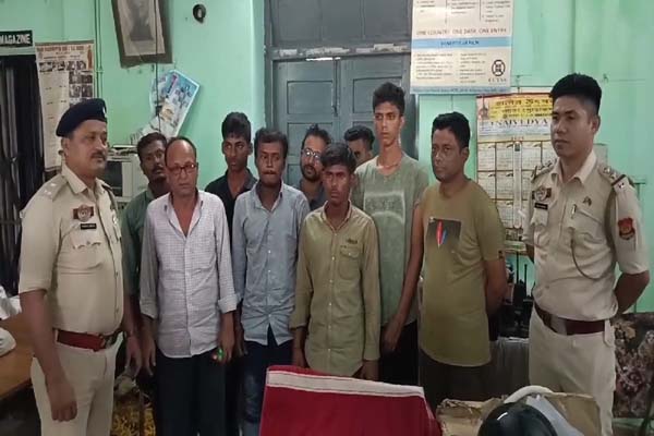 agartala 12 bangladeshi infiltrators arrested from akhura