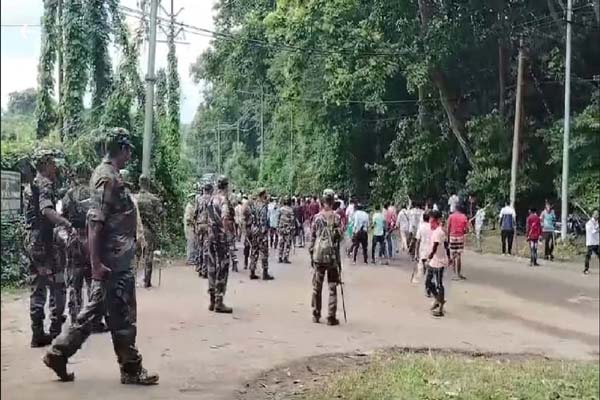 several injured in kanthalia as bjp-cpim involved in direct clash