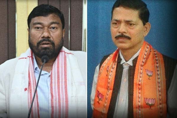 rs polls assam mission ranjan das and rameshwar teli is bjp candidates