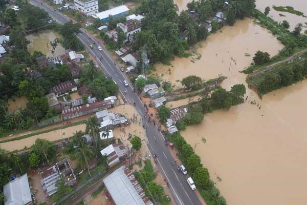 tripura flood 17 lakh affected- 20 death- 65400 people in shalter houses