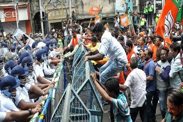 nabannya abhiyan bjp called 12 hours strike in wb on wednesday