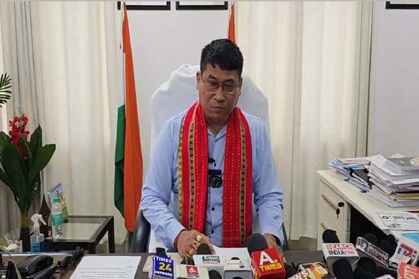 corruption tripura minister bikash debbarma challenged opposition mla sudip roy burman