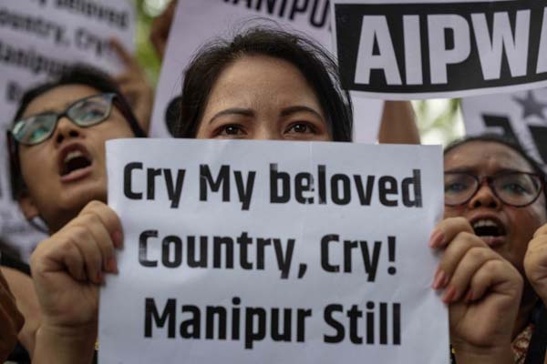 tension continues in manipur