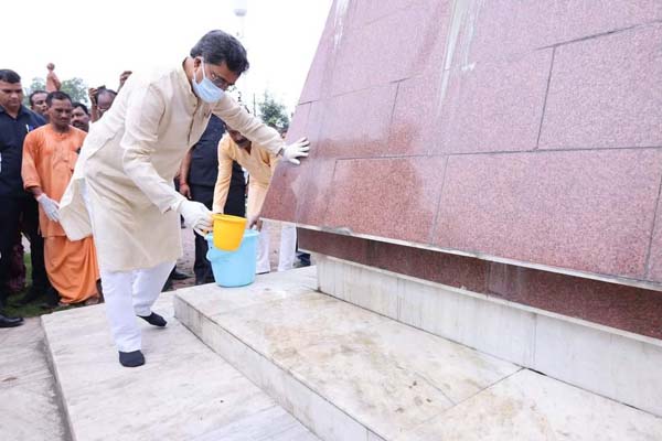 cm dr manik saha participated in swachhata hi seva program on 2nd october