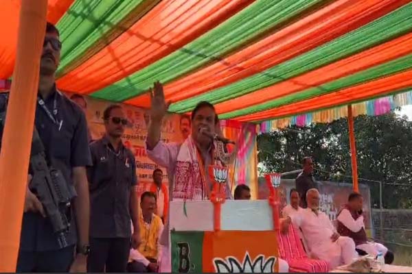 jharkhand election 2024  assam cm targeted hemant government in gumla