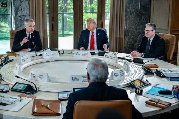 tension in middle east trump leaves g7 summit early