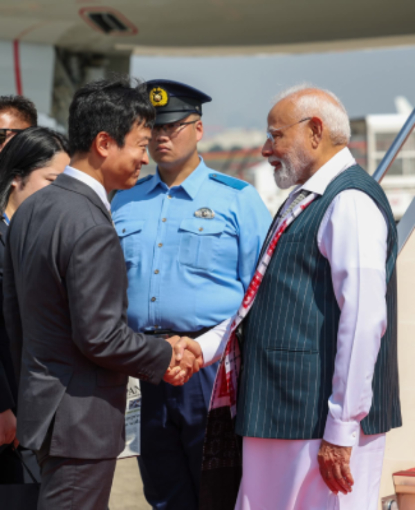 pm modi arrives in japan for two-day visit summit talks with pm ishiba on agenda