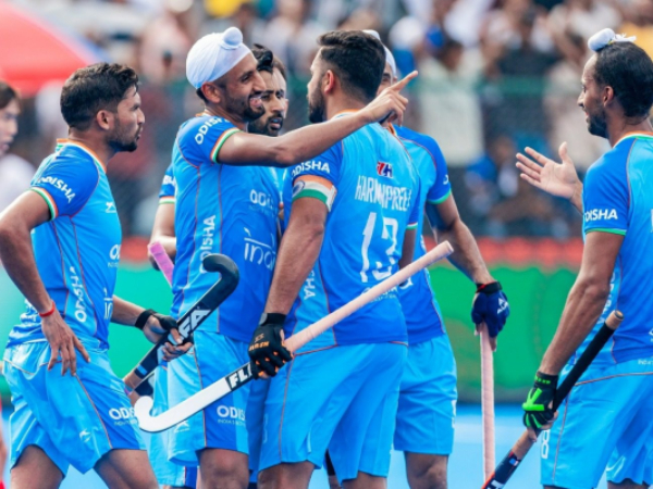 india wins the first match in hockey asia cup- defeats china 4-3