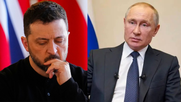 putin throws down the gauntlet ready to meet zelenskiy — but only in moscow