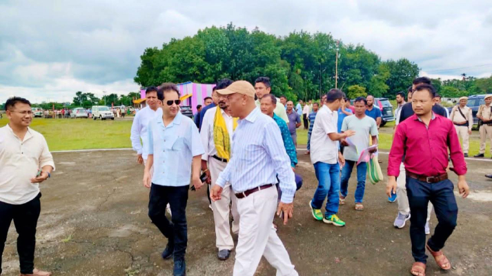 regional unity call hagrama  pradyot share stage in btc campaign