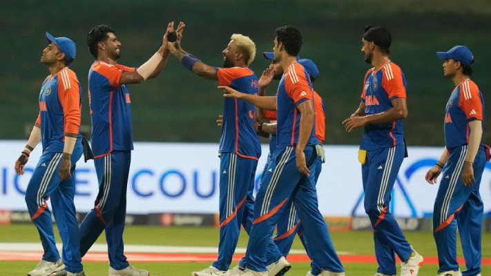 asia cup 2025 unbeaten india march into super four after 21-run win over oman