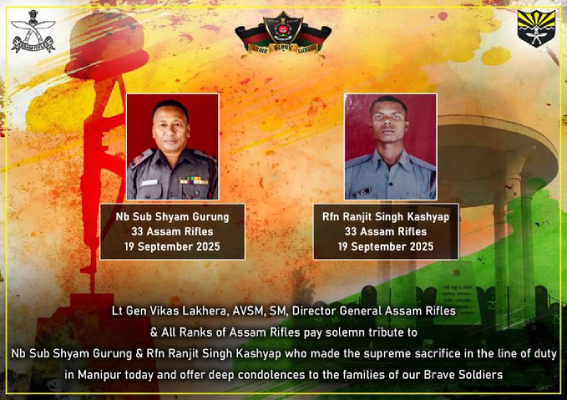 terror ambush in manipur two assam rifles jawans martyred five injured