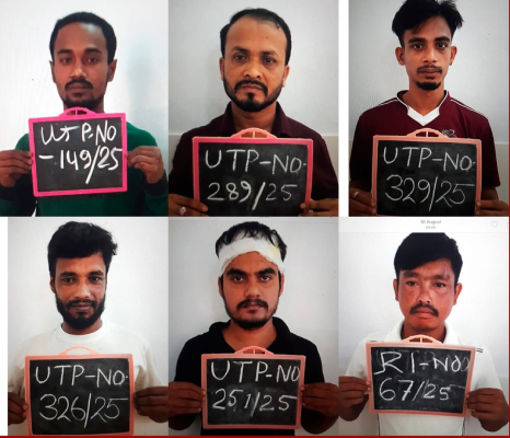 six prisoners escape dharmanagar sub-jail hunt on