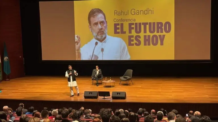 rahul gandhi flags ‘democracy risk’ in colombia