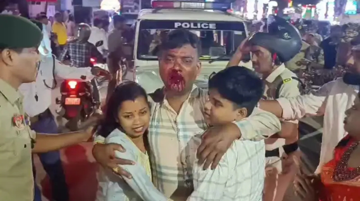 tripura festival turns violent woman molested husband beaten in agartala
