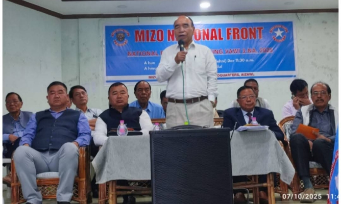 mnf calls mizoram shutdown on oct 29 against forest law adoption