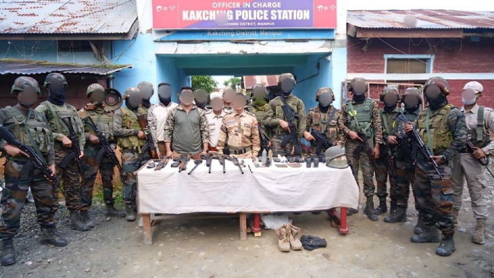 joint operation yields major arms recovery in manipur