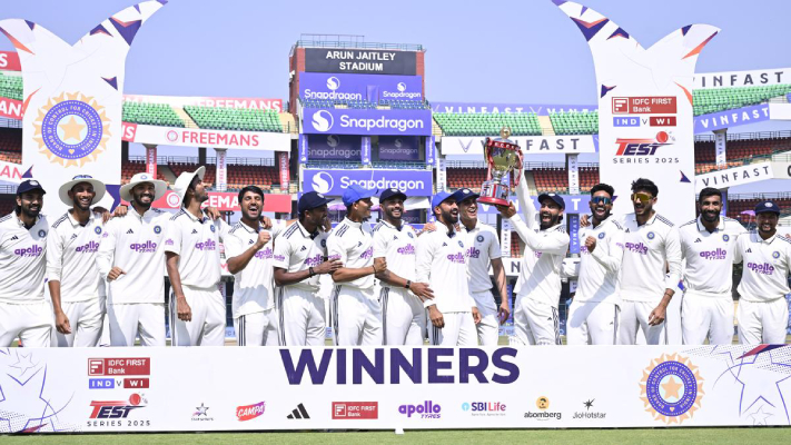 india completes 2-0 sweep over west indies remains third in wtc 2025-27