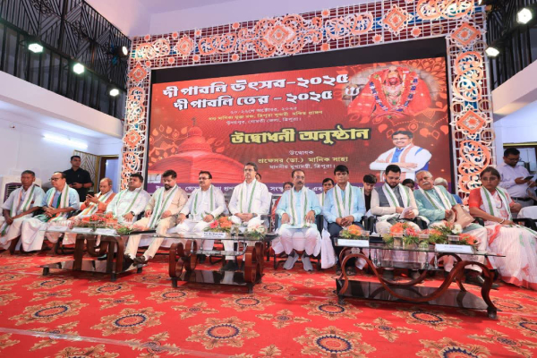 tripura cm launches grand diwali fair in udaipur