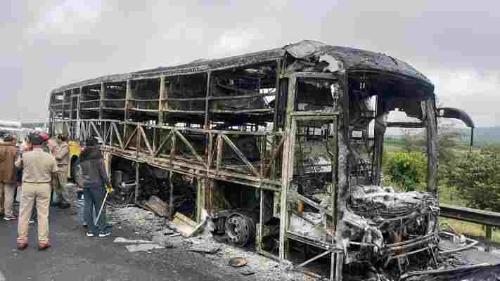 fiery tragedy on hyderabad–bengaluru highway claims 20 lives