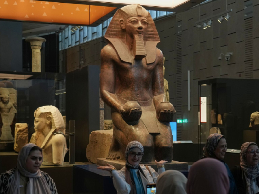 world’s largest museum opens near pyramids of giza