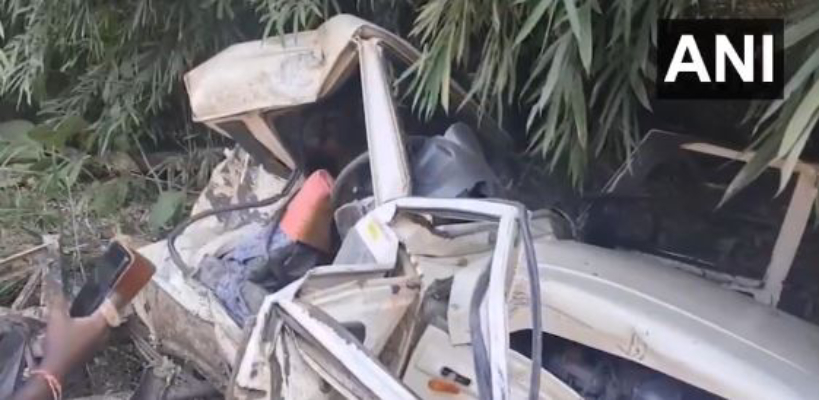 three killed as train collides with pickup at unauthorised crossing in tripura