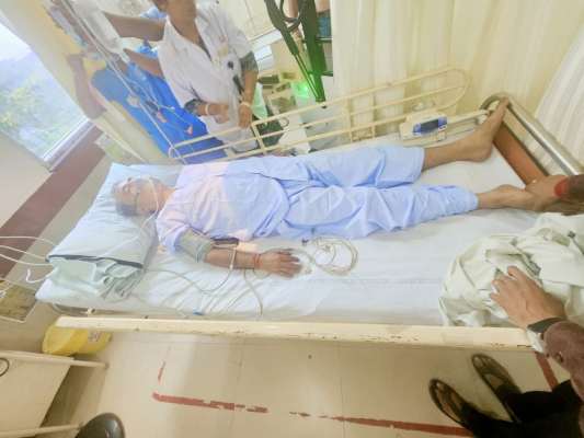 cm manik saha visits ailing bjp tripura president in hospital