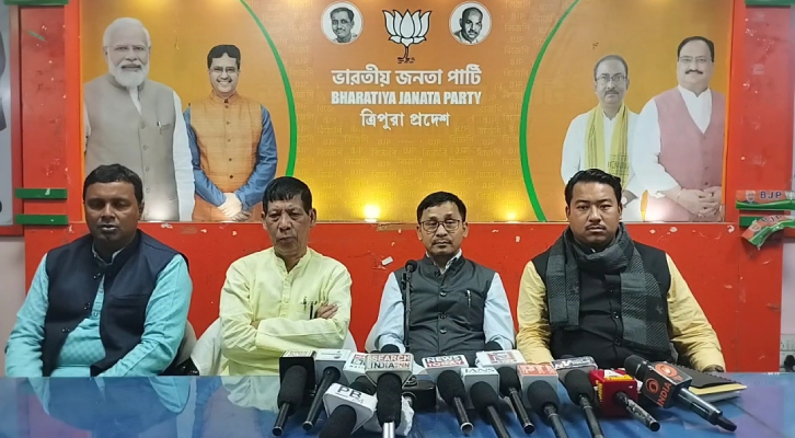 bjp trains guns on tipra motha accuses ally of duplicity and political posturing