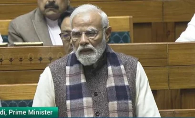 pm modi flags 150 years of vande mataram accuses congress of historical betrayal in lok sabha