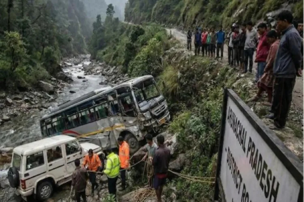 18 assam workers die as truck falls into arunachal gorge mom