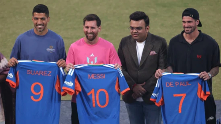 goat tour 2025 lionel messi creates magic in delhi