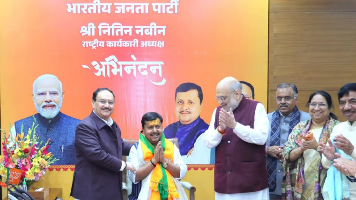 amit shah nadda hand over bjp reins to nitin nabin