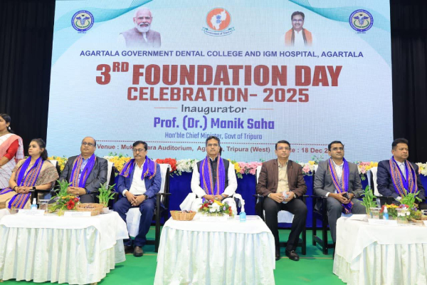 cm lays foundation for new dental college building