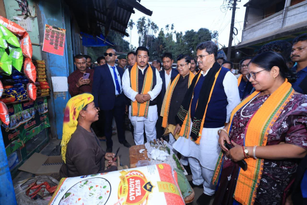 manik saha claims bjp rise in adc regions