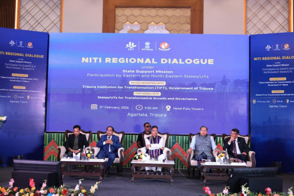 tripura hosts key niti aayog dialogue on state transformation