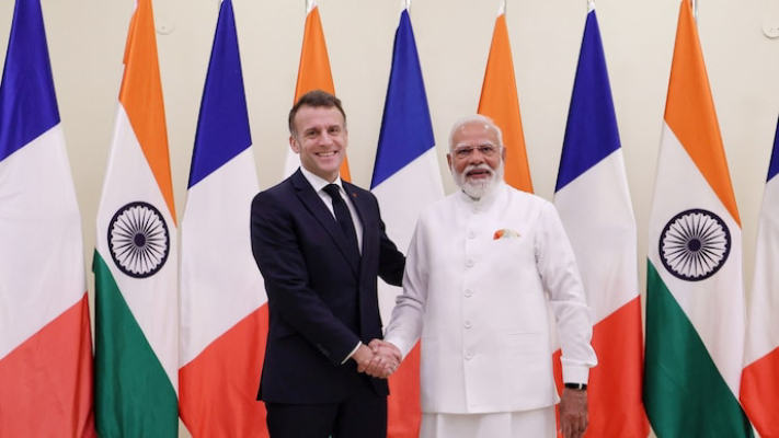 modi macron elevate ties to special global level