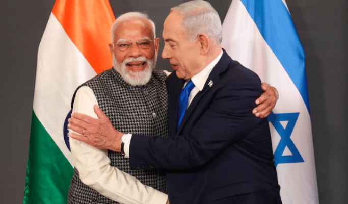 india stands firmly with israel modi