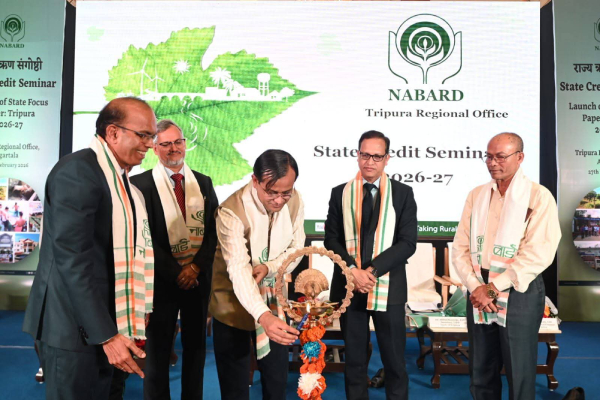 nabard projects ₹14034 crore credit potential for tripura in fy 2026–27