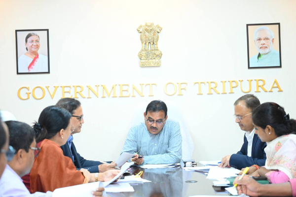 tripura finance minister reviews budget preparations