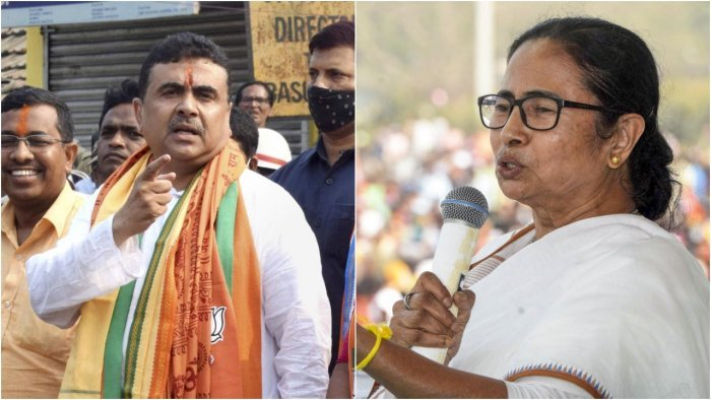 bjp pits suvendu against mamata’s stronghold bhabanipur
