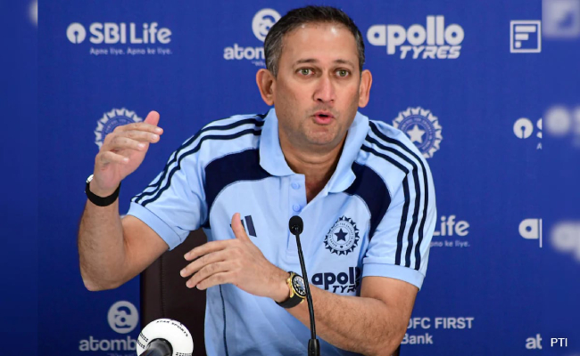 agarkar seeks extension till 2027 odi world cup