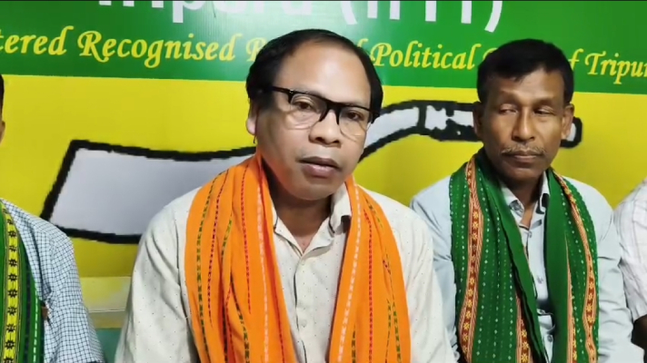 ttaadc polls ipft’s early call adds pressure on bjp