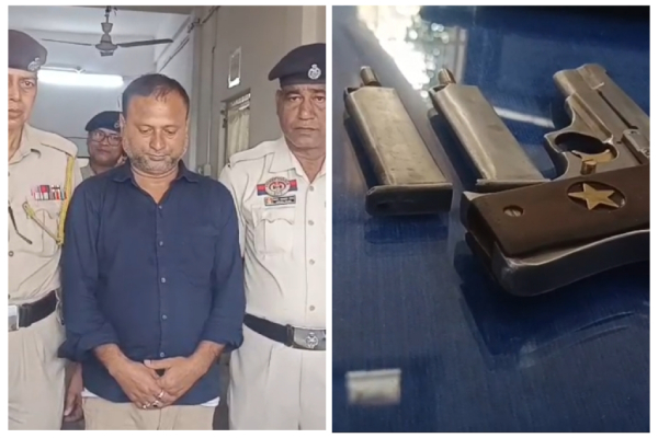 man held with pistol ammo at agartala station