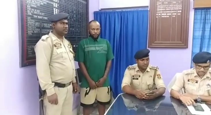 cameroon national held near agartala railway station